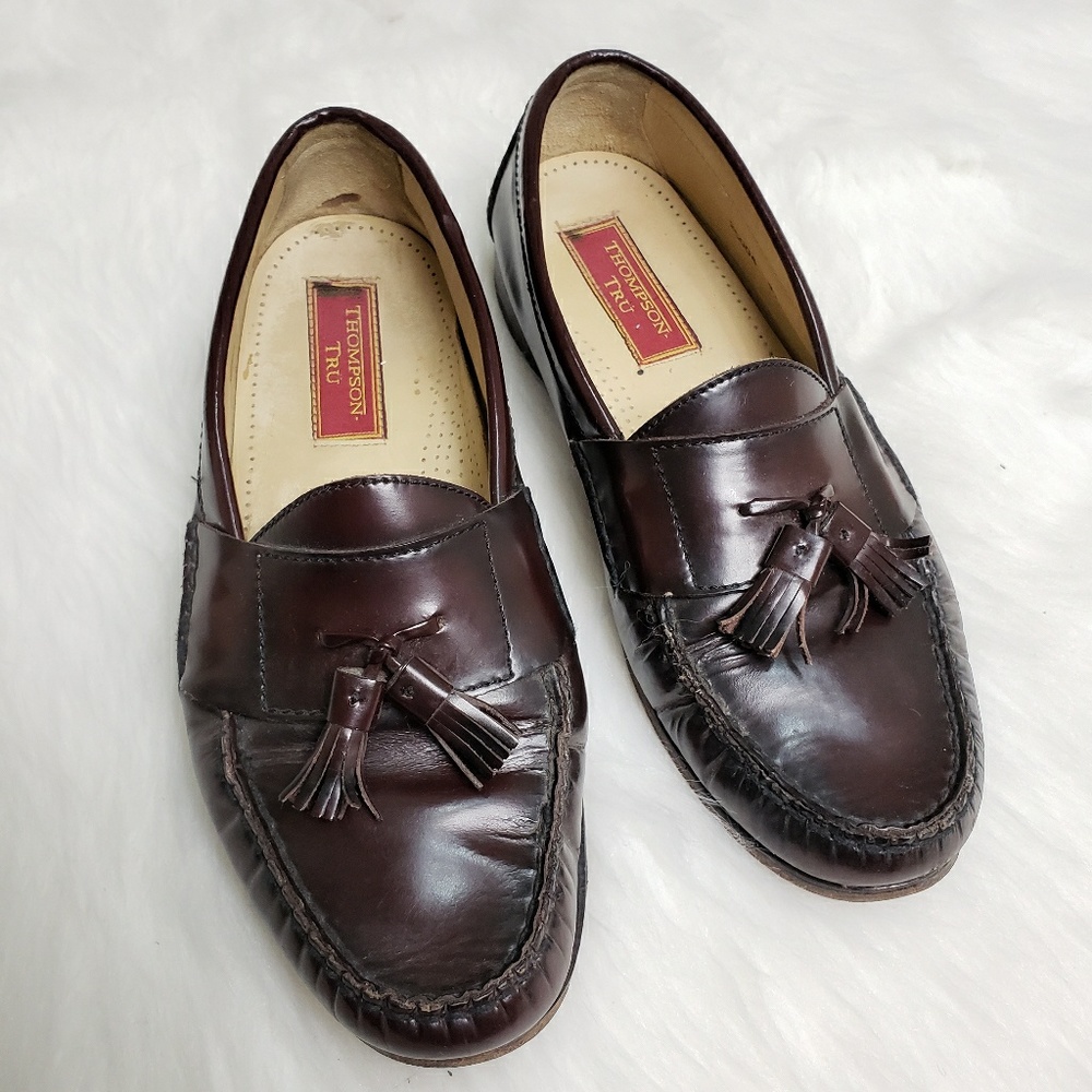 Men's Burgundy Thompson Tru Loafer Size 9W